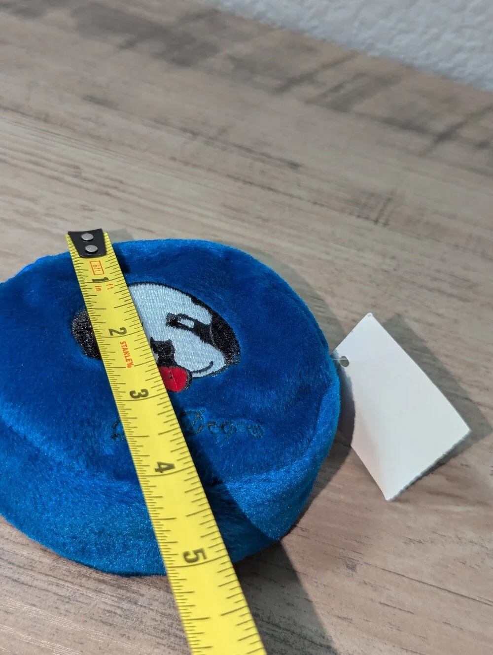 Big Dogs Plush Mascot Key Ring Coin Purse Pouch NWT Blue Vintage